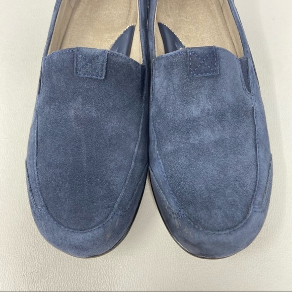 Naturalizer Channing Suede Slip On Loafers, Women's Size 7.5M, Navy - Picture 6 of 13